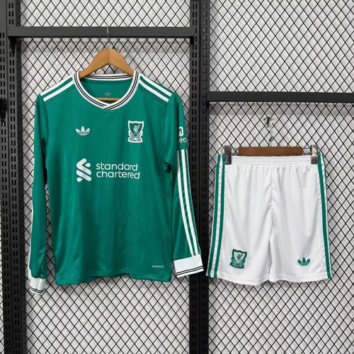 25-26 Kids Liverpool Third Long Sleeve Jersey