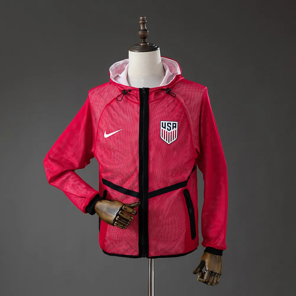 USA 2026 Men's Football Anthem Jacket - Red