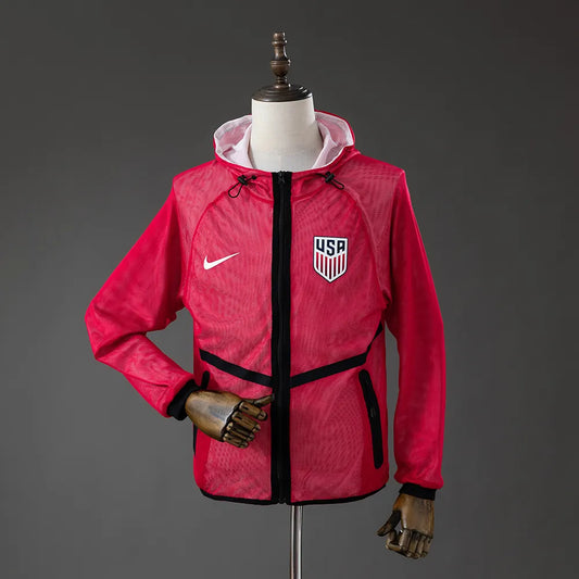 USA 2026 Men's Football Anthem Jacket - Red