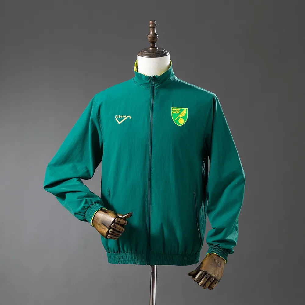 Norwich City Reversible Jacket Windbreaker - Blue & Yellow