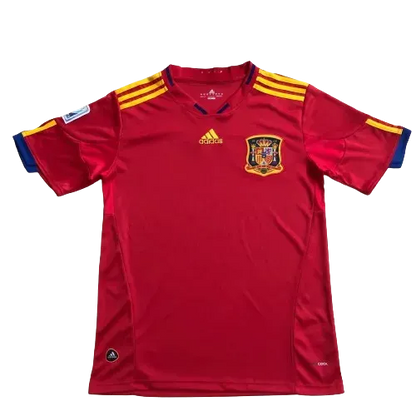 2010 Spain Nation Retro Jersey Home World Cup