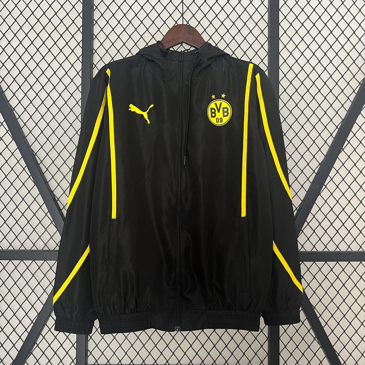 24-25 Dortmund BVB Black Windbreaker