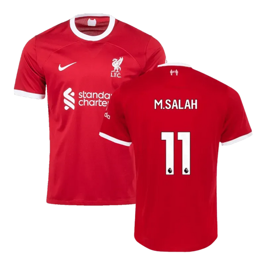 2023-24 M.SALAH #11 VIRGIL #4 SZBOSZLAI #8 MAC ALLISTER #10 Liverpool Home Jersey