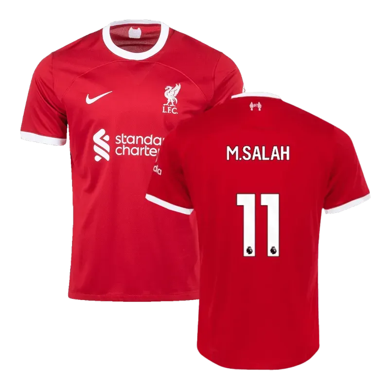 2023-24 M.SALAH #11 VIRGIL #4 SZBOSZLAI #8 MAC ALLISTER #10 Liverpool Home Jersey