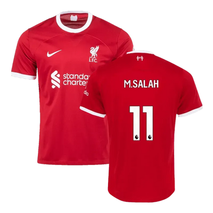 2023-24 M.SALAH #11 VIRGIL #4 SZBOSZLAI #8 MAC ALLISTER #10 Liverpool Home Jersey