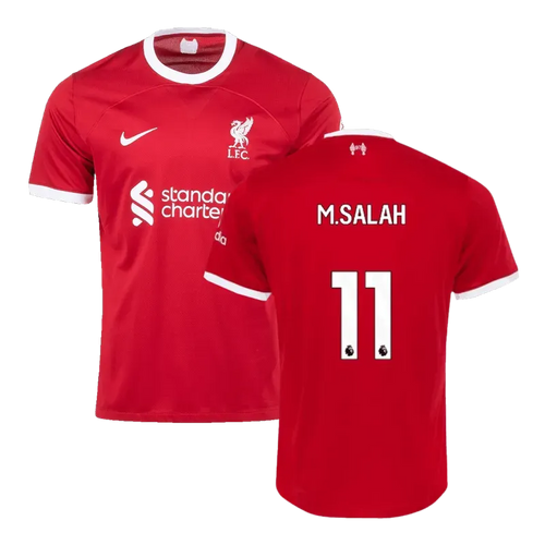 2023-24 M.SALAH #11 VIRGIL #4 SZBOSZLAI #8 MAC ALLISTER #10 Liverpool Home Jersey