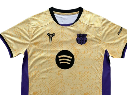 Maillot de foot extérieur jaune du Barça 25-26