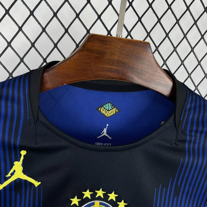 Mens Brazil 2026 World Cup Away Long Sleeve Jersey