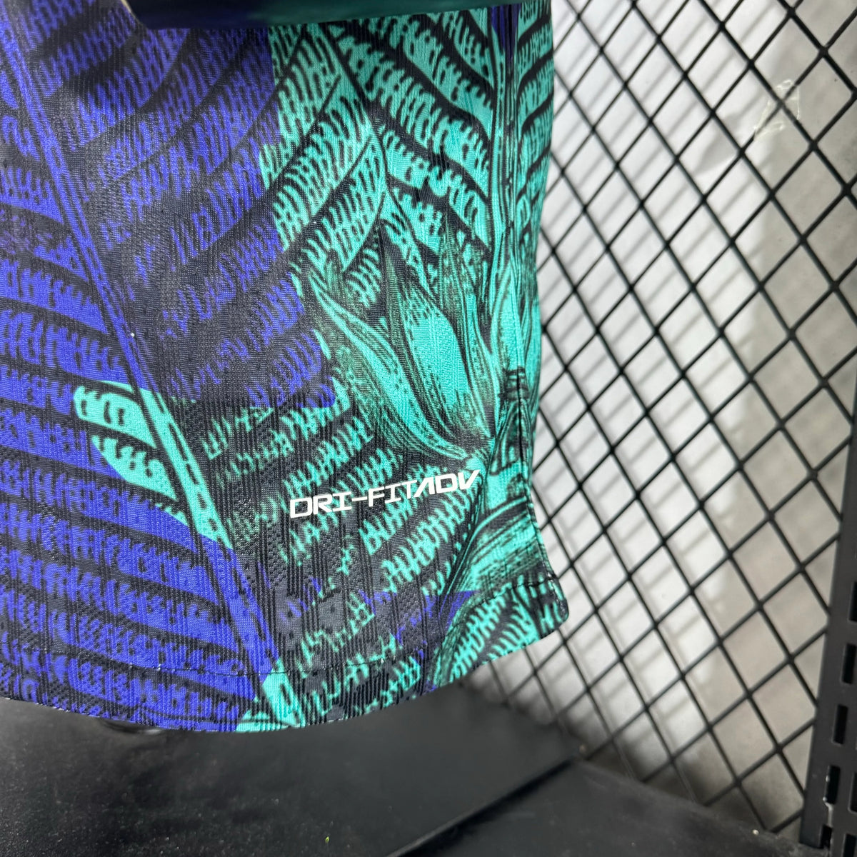 Player Version 2025 Brazil Purple with Tropical Leaf Pattern Jersey