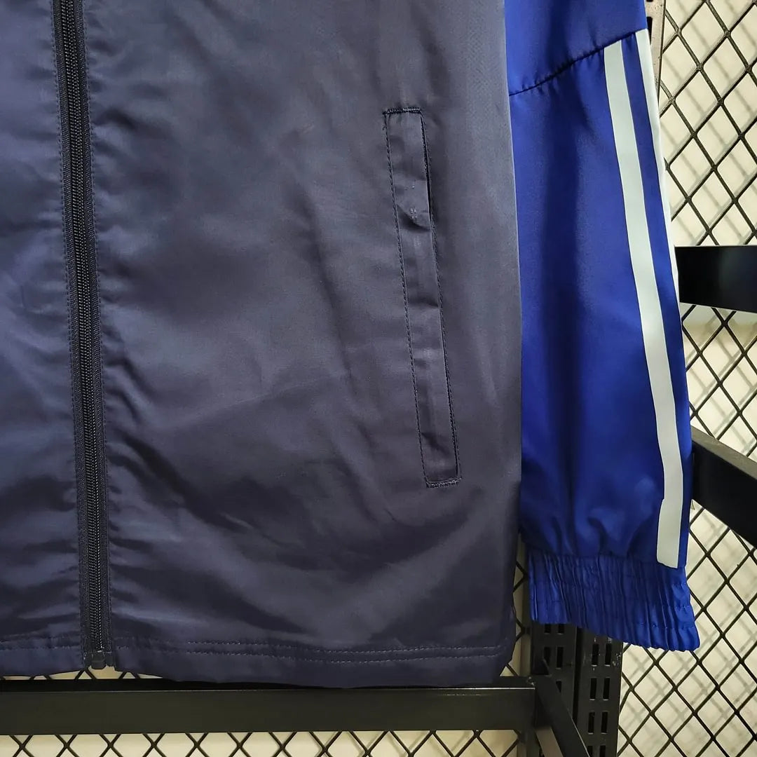 2023/2024 Real Madrid Windbreaker Blue Football Shirt