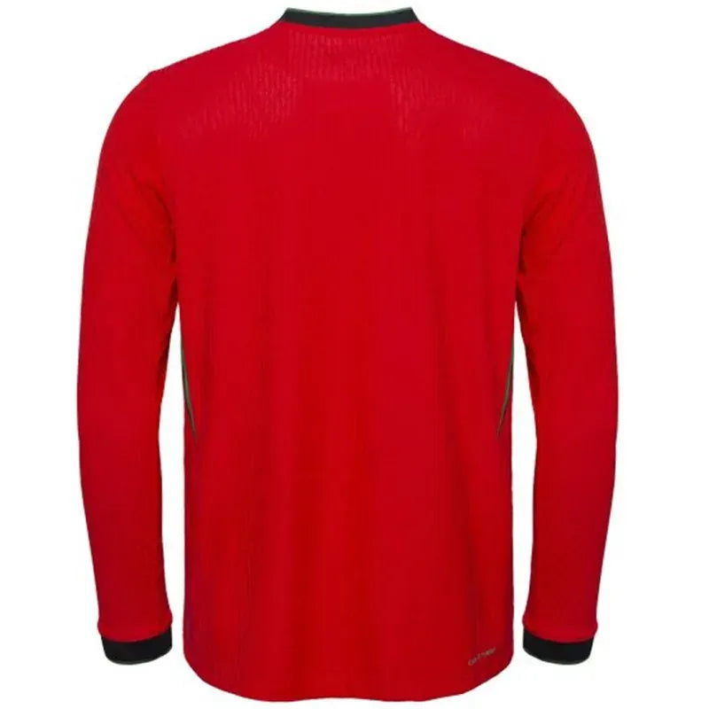 2024 Portugal Nation Home Long Sleeve Jersey Euro