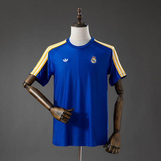 Real Madrid Terrace Icons T-Shirt Blue