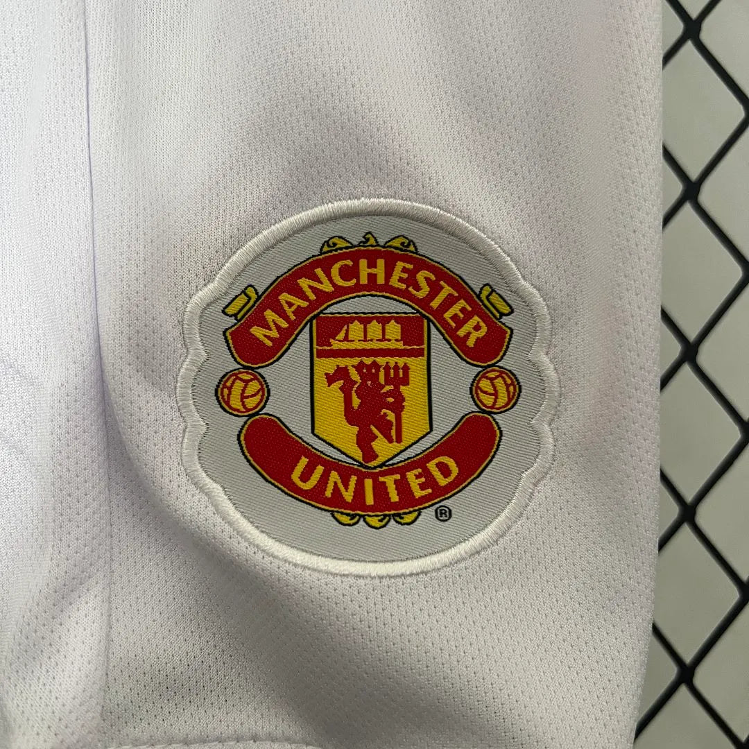 Manchester United 07-08 Away Retro Kids Kits Children Sets Football Jerseys