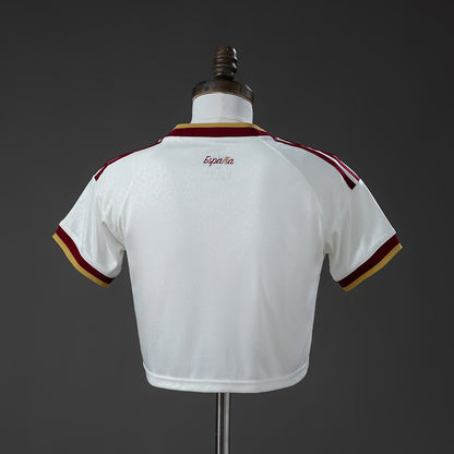 Spain 2026 Home Women's Crop Top Style Jersey
