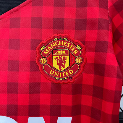 Manchester United 12-13 Home Retro Kid Kits Youth Apparels Jersey