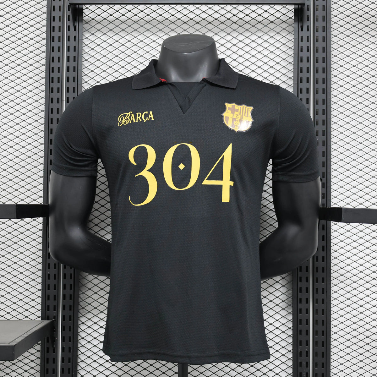 Barcelona Lamin Yamal commemorative black 304 POLO Shirt 24-25