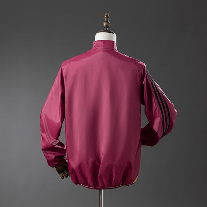 Real Madrid Reversible Jacket Windbreaker - Beige & Red