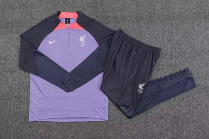 Liverpool Half-Pull Training Suit Purple Jersey 2023