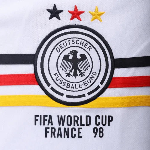 Germany 1998 Retro Jersey Home World Cup