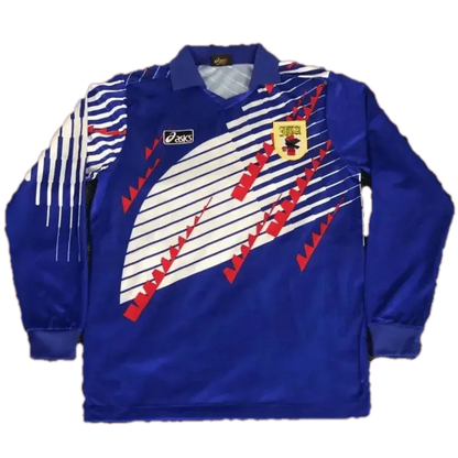 Japan World Cup 1994 Retro Long Sleeve Soccer Jersey Home