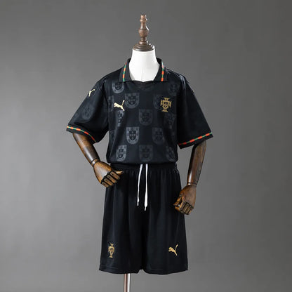 Portugal 2026 Black Kids Kit Jersey