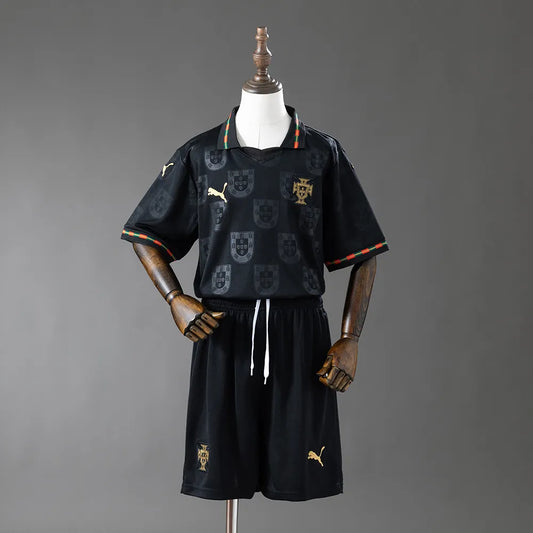 Portugal 2026 Black Kids Kit Jersey