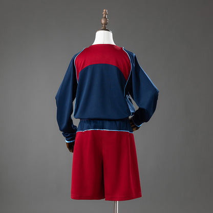 Atletico Madrid 04-05 Away Retro Long-Sleeve Kids Kit