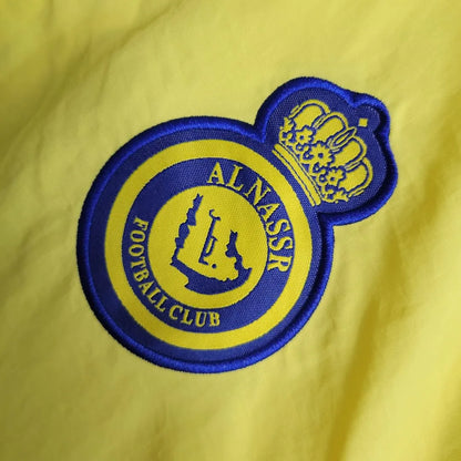 2022/2023 Al-Nassr Reversible Windbreaker (Yellow-Beige) Football Shirt