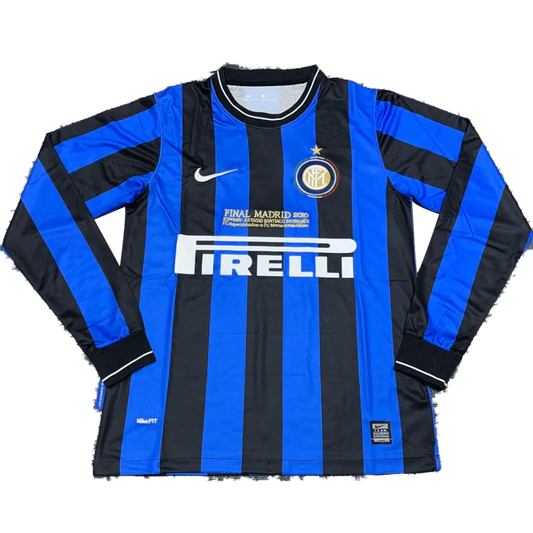 Inter Milan UCL Final 2009/10 Retro Home Long Sleeve Jersey