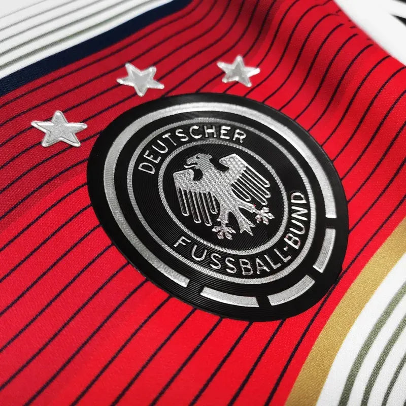 Germany Retro 3 Stars 2014 Home Jersey World Cup