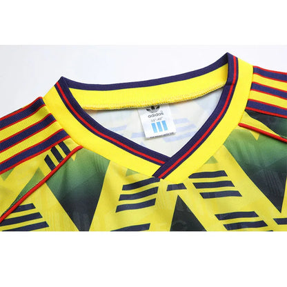 Arsenal Retro 91-93 Away Football Yellow Shirt