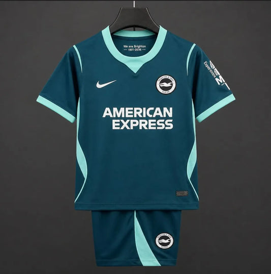 26-27 Brighton Third Teal Kids Kit