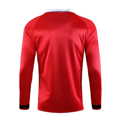 Manchester United UCL Final Retro Jersey Home Shirt Long Sleeve 1999-00