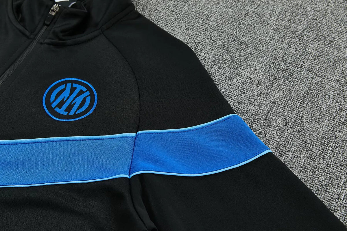 Inter Milan 26-27 Training Kit (Jacket+Pants) Black&blue
