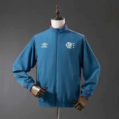 Flamengo Reversible Jacket Windbreaker - Red & Cyan