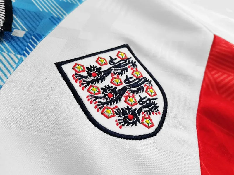 England 1990 Retro Soccer Jersey Mash-Up