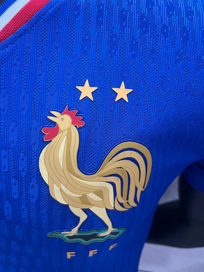 2024 France Nation Home Jersey Player Version Euro