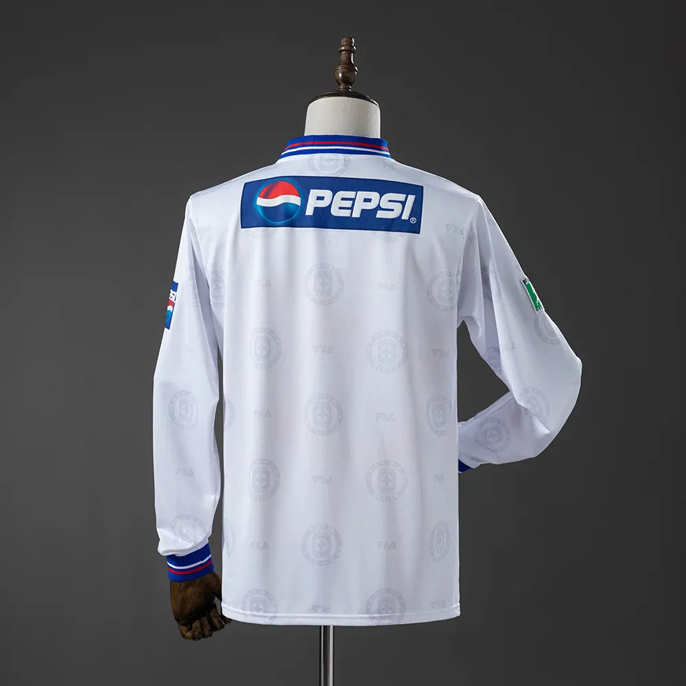 Cruz Azul 1998 Away Long-Sleeve Retro Jersey