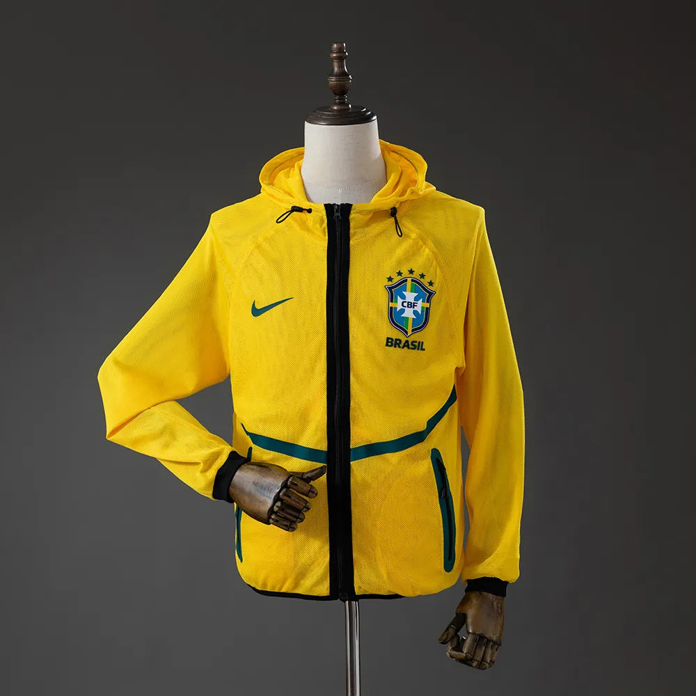 Brazil 2026 Men's Football Anthem Jacket - Yellow