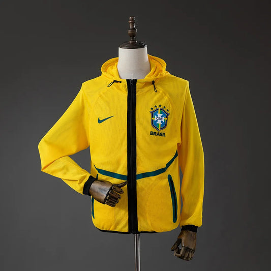 Brazil 2026 Men's Football Anthem Jacket - Yellow