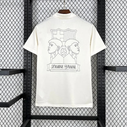 Barcelona POLO Shirt Lamin Yamal 304 White 24-25