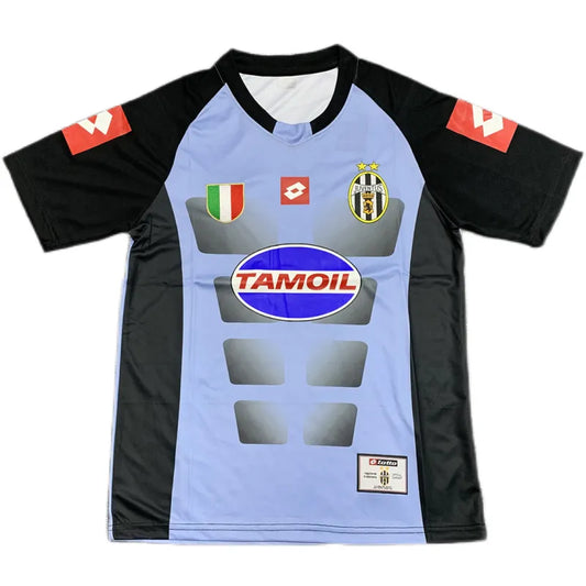 2002-03 Juventus Retro Jersey Goalkeeper Grey