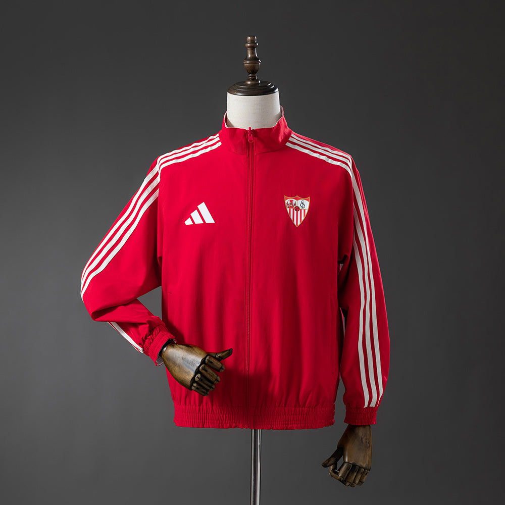 Athletic Bilbao Reversible Jacket Windbreaker - Red & White