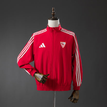 Athletic Bilbao Reversible Jacket Windbreaker - Red & White
