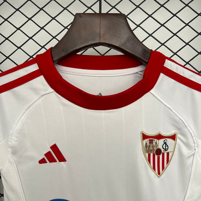 25-26 Kids Sevilla FC Home Jersey