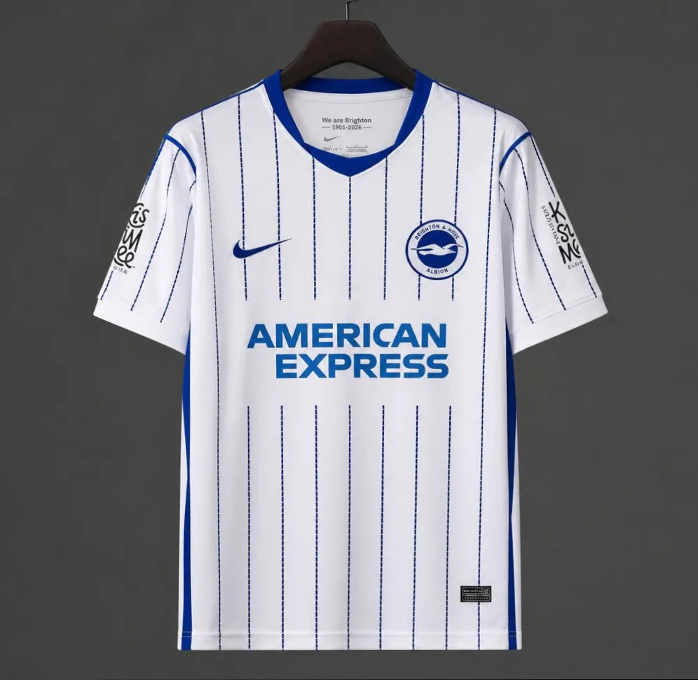 26-27 Brighton Hove Albion Away White Jersey