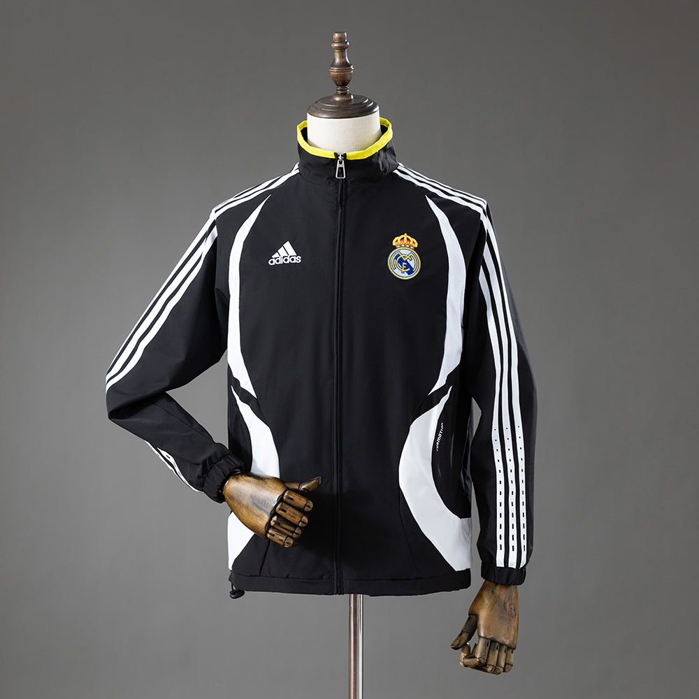 Real Madrid 06-07 Windbreaker - Black