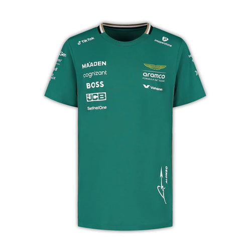 Aston Martin F1 2025 Kids Alonso Driver T-Shirt