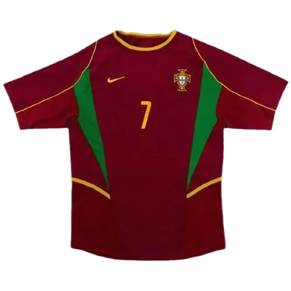 Portugal World Cup 2002 Retro Jersey Home