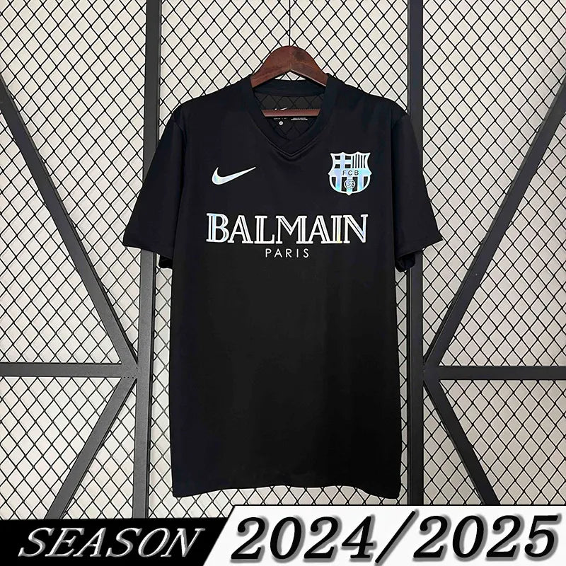 24-25 Barcelona Black Reflective Special Edition Soccer Shirt